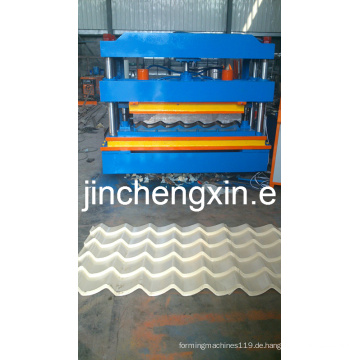 Führender Hersteller galvanisierte Dachblech-Rollformmaschine